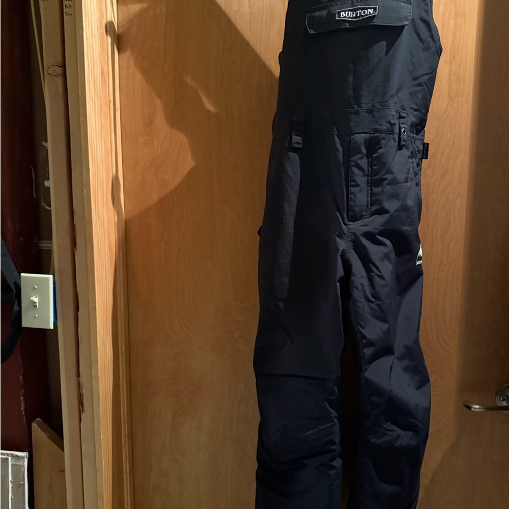 Burton Black Snow Bib with Room to Grow Feature